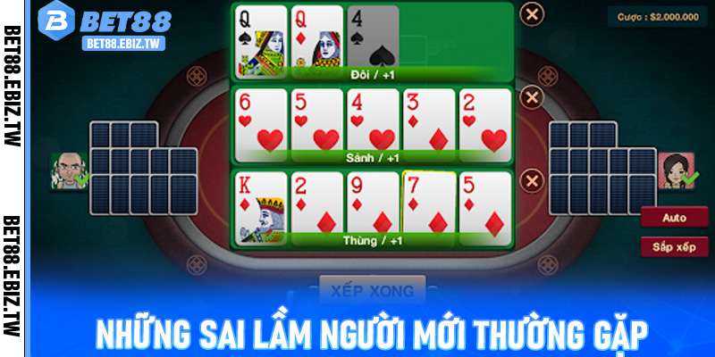 Những sai lầm người mới thường gặp